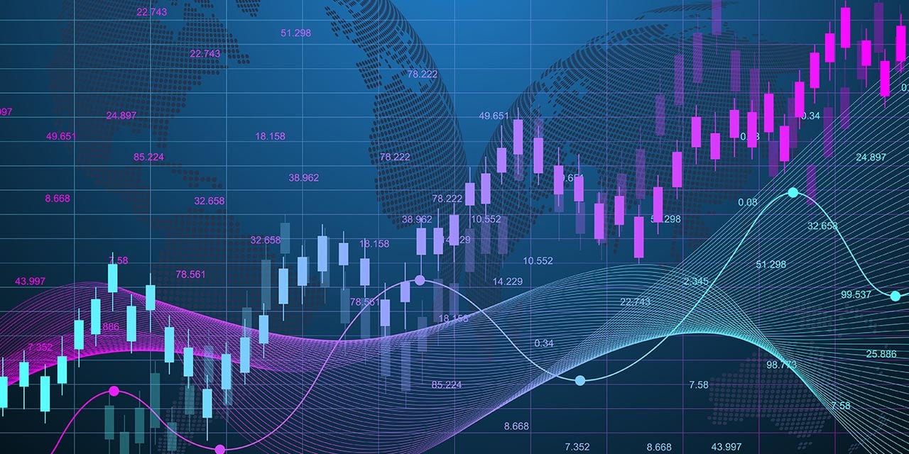 Abstract statistical graphic